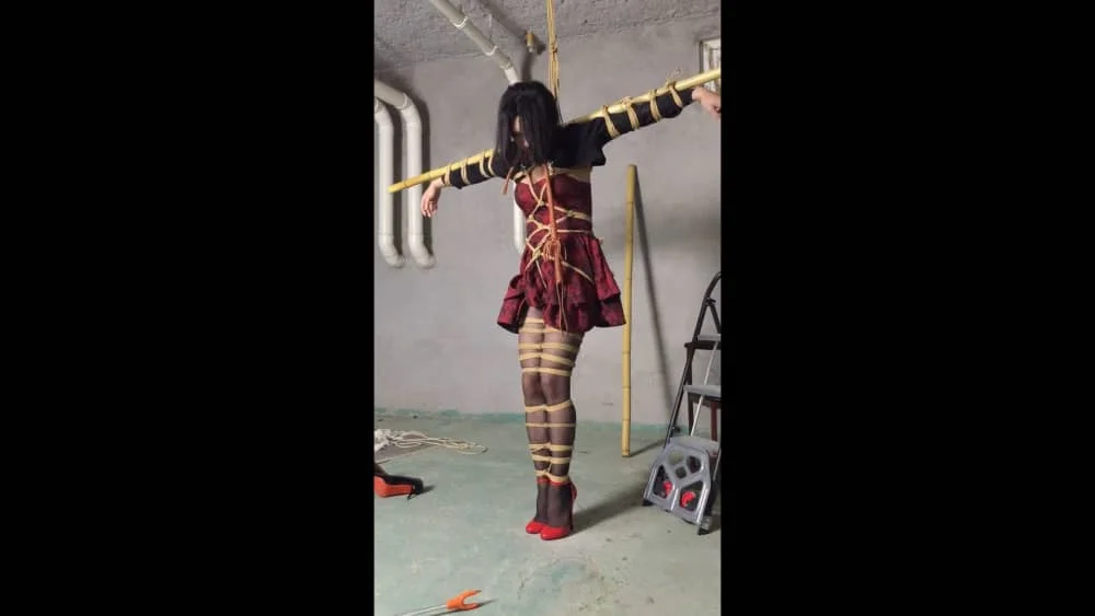 【伪娘管少】女装穿着15cm高跟鞋外出刚回到家！！怎么有个人！！呜呜呜！！！