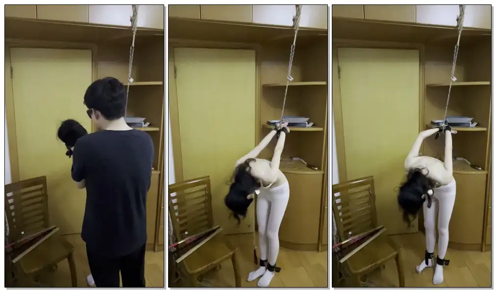 【缚予】线下真实调教之24h不间断管教-电击篇