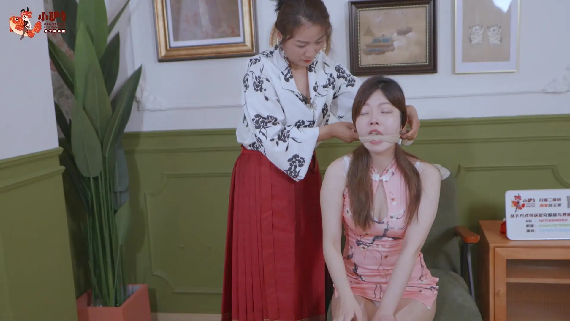 【会员寻片】【红鲤鱼】绳艺全教程第一期 丝袜堵嘴