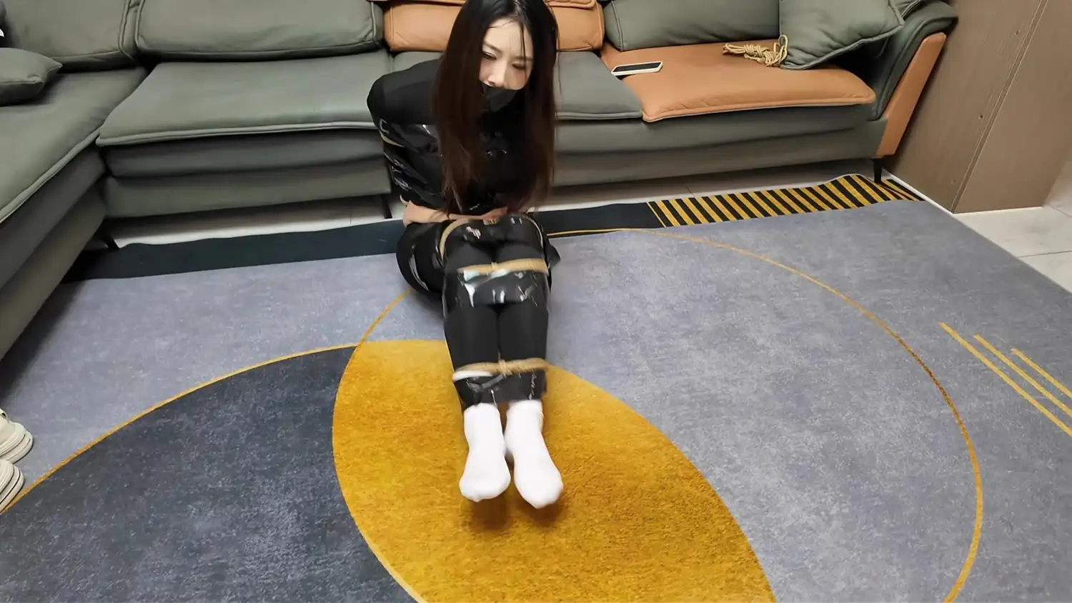 【李大侠原创】绑架茜茜之胶带/白袜