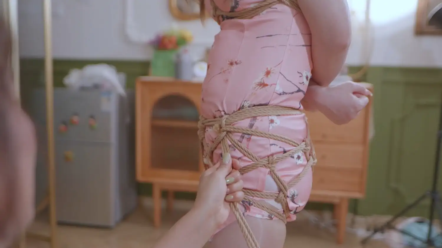 【会员寻片】【红鲤鱼】绳艺全教程第十九课 股绳与加花