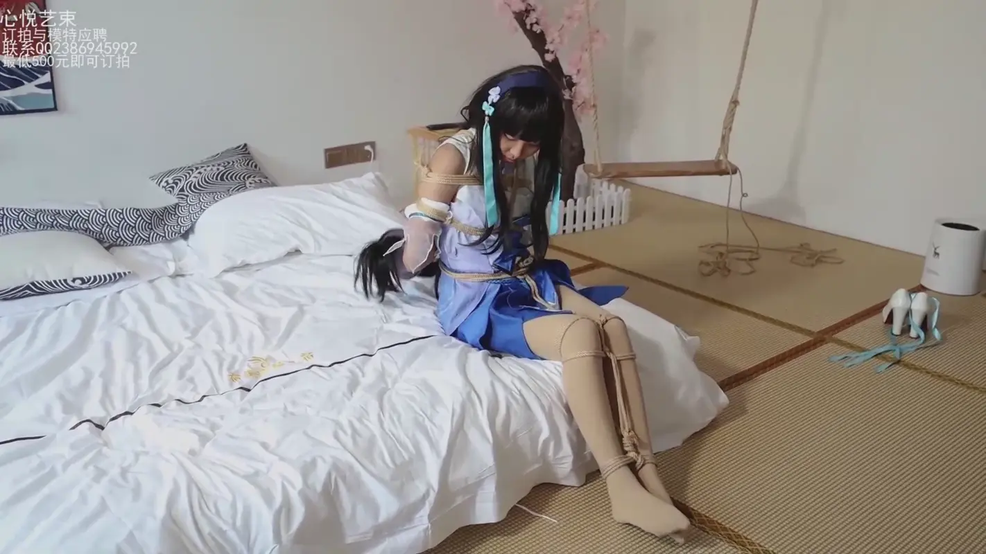 【心悦艺束】新模试镜，高二妹子温馨，COS王者荣耀“西施”得人鱼与驷马缚上
