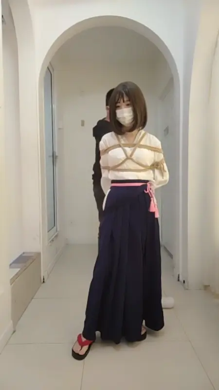 【足利茶茶丸】原神 神里绫华cos服 捆绑调教