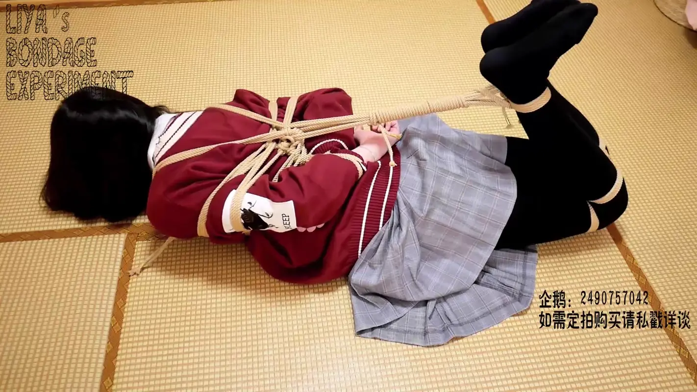 【莉雅】极限驷马、人美声诱人 新人的紧缚实验 cosplay