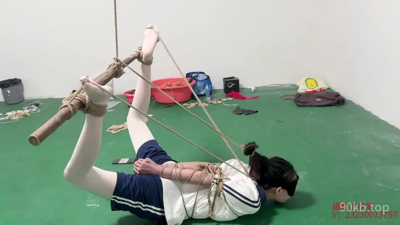 【媚娘工作室】学生妹的痛苦直臂紧缚调教