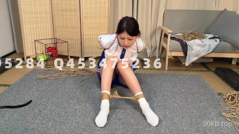 【象人工作室】【花花】【五花大绑】勒脖子反应！反馈很难受！