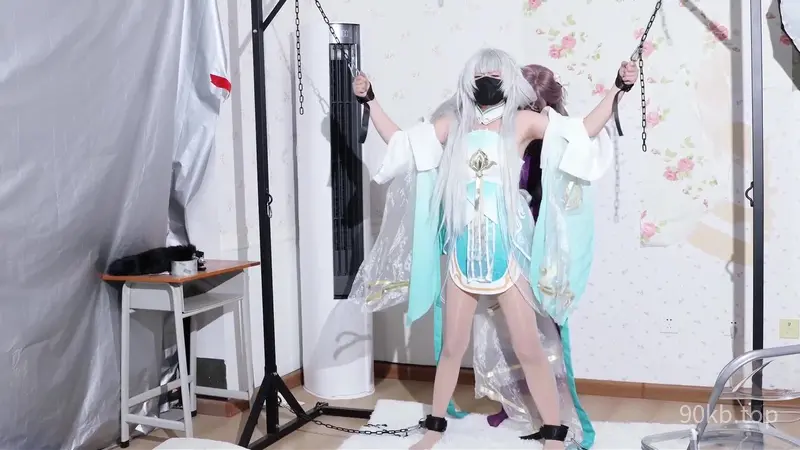 【雪宝日记】cos博主小玖落入雪儿的网贷圈套，被迫接受奴化改造，女女剧情对白，K9改造，原味窒息，QG,TK，羞辱驯化